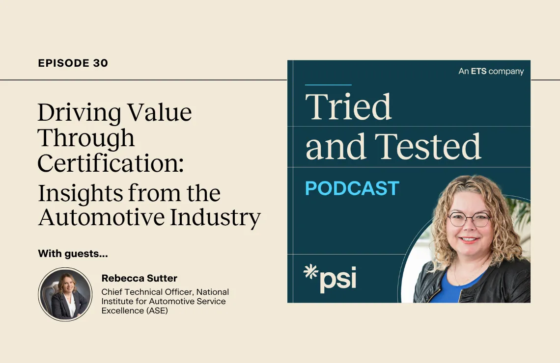 PSI | Test development, multi-modal delivery & security